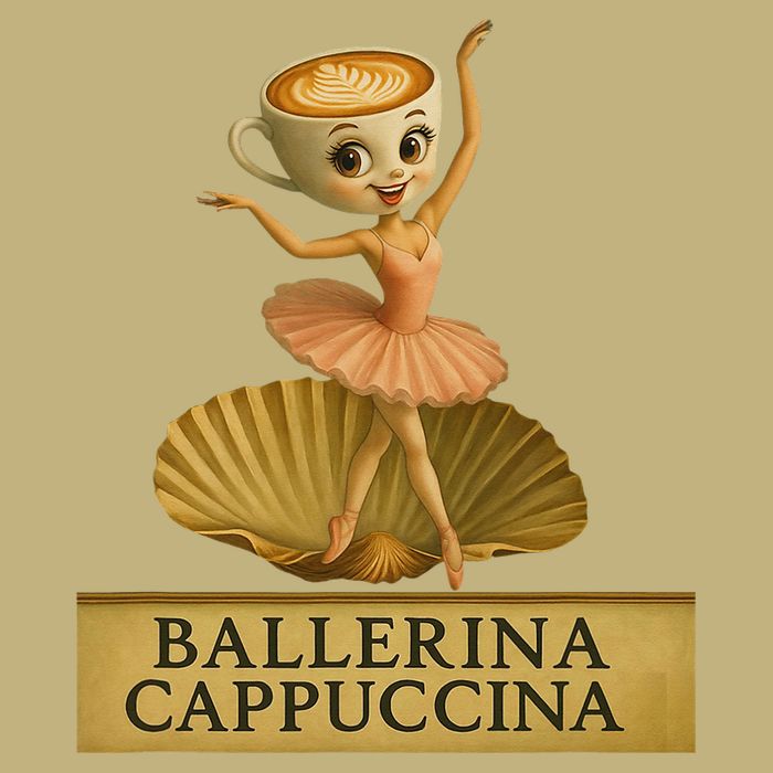 Ballerina Cappuccina Italian Brainrot Meme Ballerina Cooling Performance Crew T-Shirt