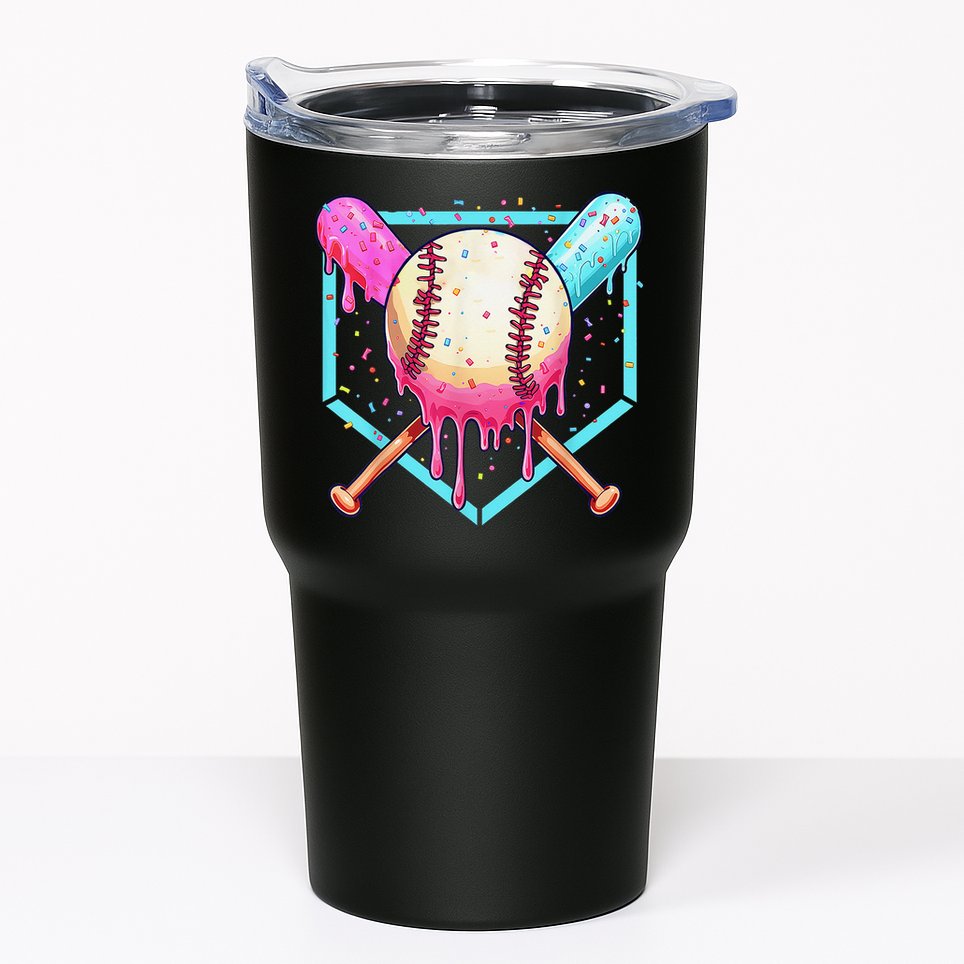 Baseball Cuteping Ice Cream Cute Baseball Season Gift Tumbler