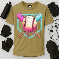 Baseball Cuteping Ice Cream Cute Baseball Season Gift Cooling Performance Crew T-Shirt