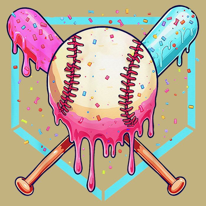 Baseball Cuteping Ice Cream Cute Baseball Season Gift Cooling Performance Crew T-Shirt