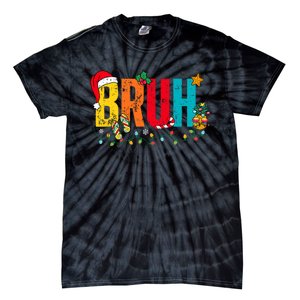 Bruh Christmas In July Summer Beach Vacation Tie-Dye T-Shirt