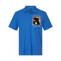 Before Coffee I Hate Everyone After Coffee Black Cat Drink Softstyle Adult Sport Polo