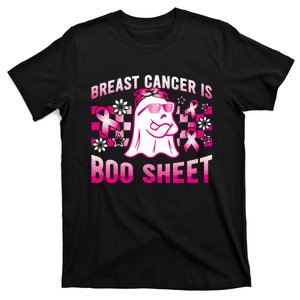 Breast Cancer Is Boo Sheet Halloween Breast Cancer Awareness T-Shirt