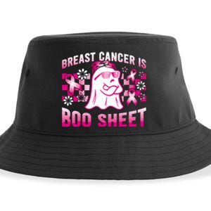 Breast Cancer Is Boo Sheet Halloween Breast Cancer Awareness Sustainable Bucket Hat