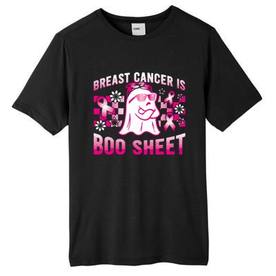 Breast Cancer Is Boo Sheet Halloween Breast Cancer Awareness Tall Fusion ChromaSoft Performance T-Shirt