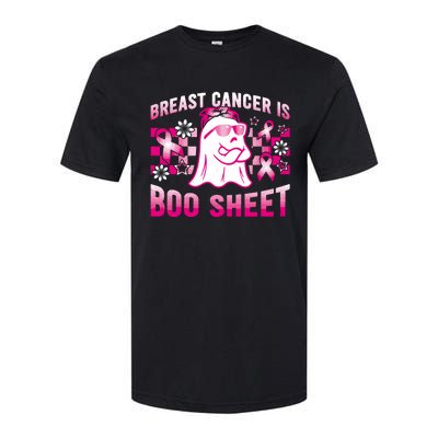 Breast Cancer Is Boo Sheet Halloween Breast Cancer Awareness Softstyle CVC T-Shirt