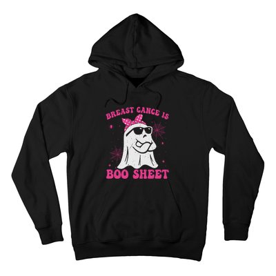 Breast Cancer Is Boo Sheet Halloween Breast Cancer Awareness Hoodie