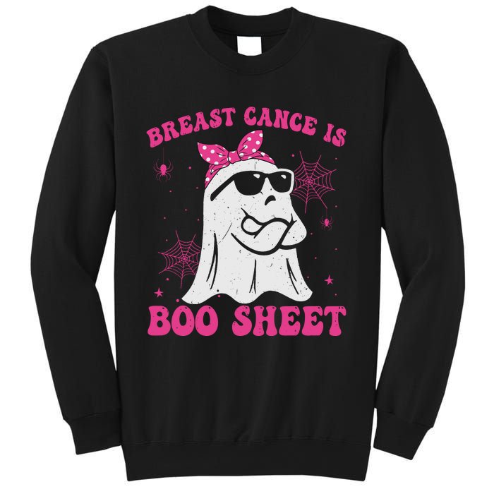 Breast Cancer Is Boo Sheet Halloween Breast Cancer Awareness Sweatshirt