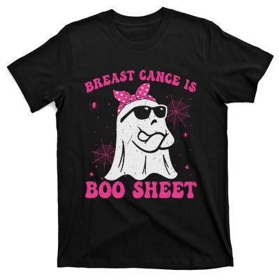 Breast Cancer Is Boo Sheet Halloween Breast Cancer Awareness T-Shirt