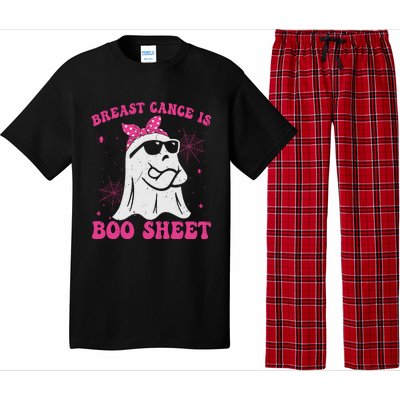 Breast Cancer Is Boo Sheet Halloween Breast Cancer Awareness Pajama Set