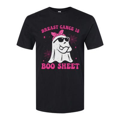 Breast Cancer Is Boo Sheet Halloween Breast Cancer Awareness Softstyle CVC T-Shirt