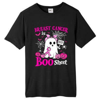 Breast Cancer Is Boo Sheet Halloween Breast Cancer Awareness Tall Fusion ChromaSoft Performance T-Shirt