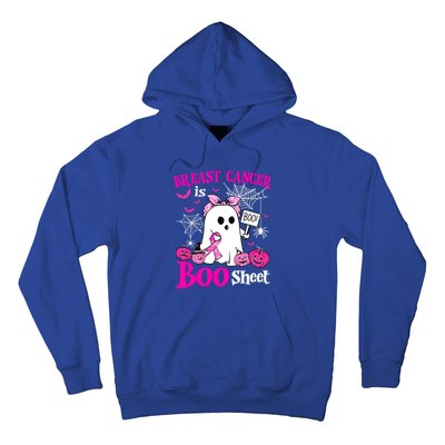 Breast Cancer Is Boo Sheet Halloween Breast Cancer Awareness Hoodie