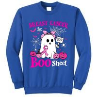 Breast Cancer Is Boo Sheet Halloween Breast Cancer Awareness Sweatshirt