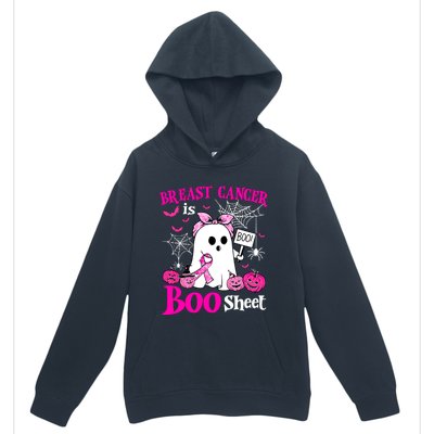 Breast Cancer Is Boo Sheet Halloween Breast Cancer Awareness Urban Pullover Hoodie