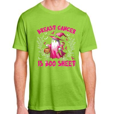 Breast Cancer Is Boo Sheet Halloween Breast Cancer Awareness Adult ChromaSoft Performance T-Shirt