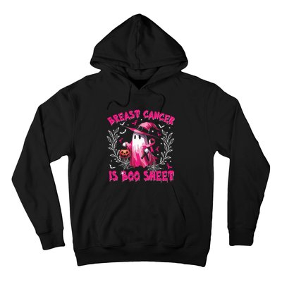 Breast Cancer Is Boo Sheet Halloween Breast Cancer Awareness Hoodie