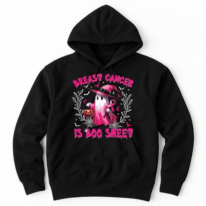 Breast Cancer Is Boo Sheet Halloween Breast Cancer Awareness Hoodie