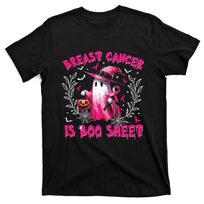 Breast Cancer Is Boo Sheet Halloween Breast Cancer Awareness T-Shirt