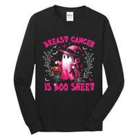 Breast Cancer Is Boo Sheet Halloween Breast Cancer Awareness Tall Long Sleeve T-Shirt