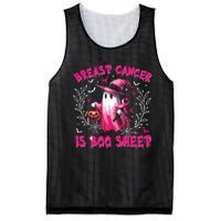 Breast Cancer Is Boo Sheet Halloween Breast Cancer Awareness Mesh Reversible Basketball Jersey Tank