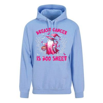 Breast Cancer Is Boo Sheet Halloween Breast Cancer Awareness Unisex Surf Hoodie