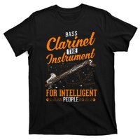 Bass Clarinet Instrument For Intelligent People T-Shirt