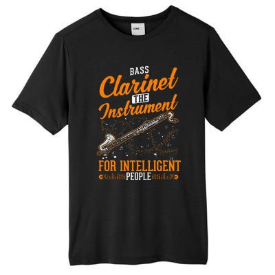 Bass Clarinet Instrument For Intelligent People Tall Fusion ChromaSoft Performance T-Shirt