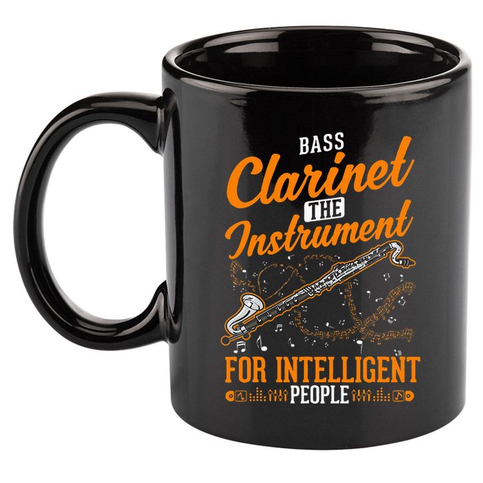 Bass Clarinet Instrument For Intelligent People 11oz C Handle Ceramic Mug