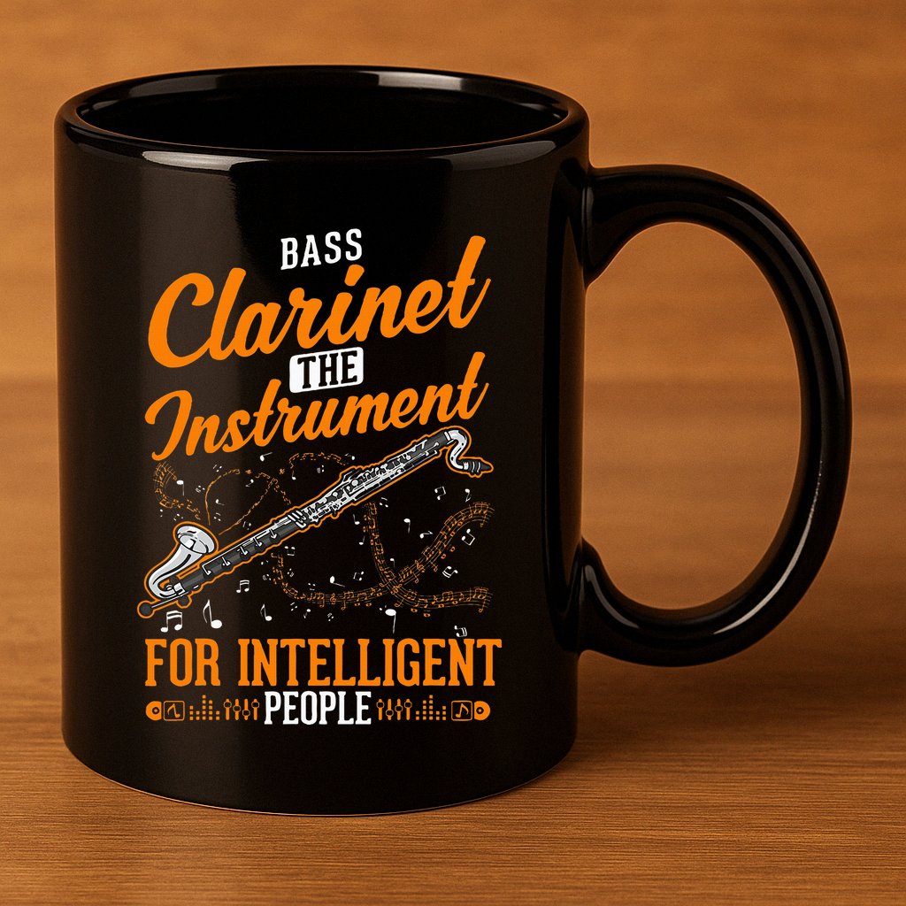 Bass Clarinet Instrument For Intelligent People 11oz C Handle Ceramic Mug