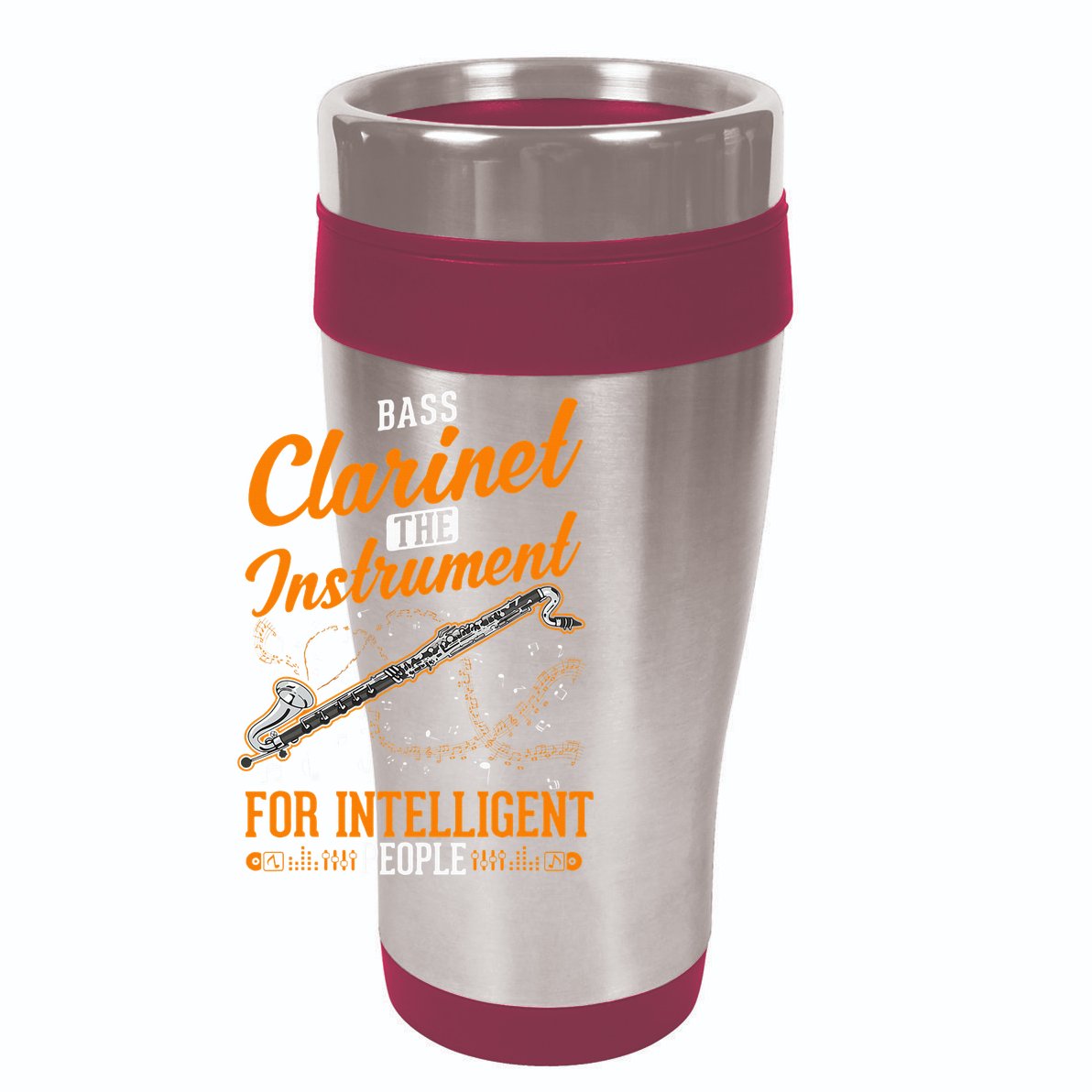 Bass Clarinet Instrument For Intelligent People 15oz Campfire Ceramic Mug