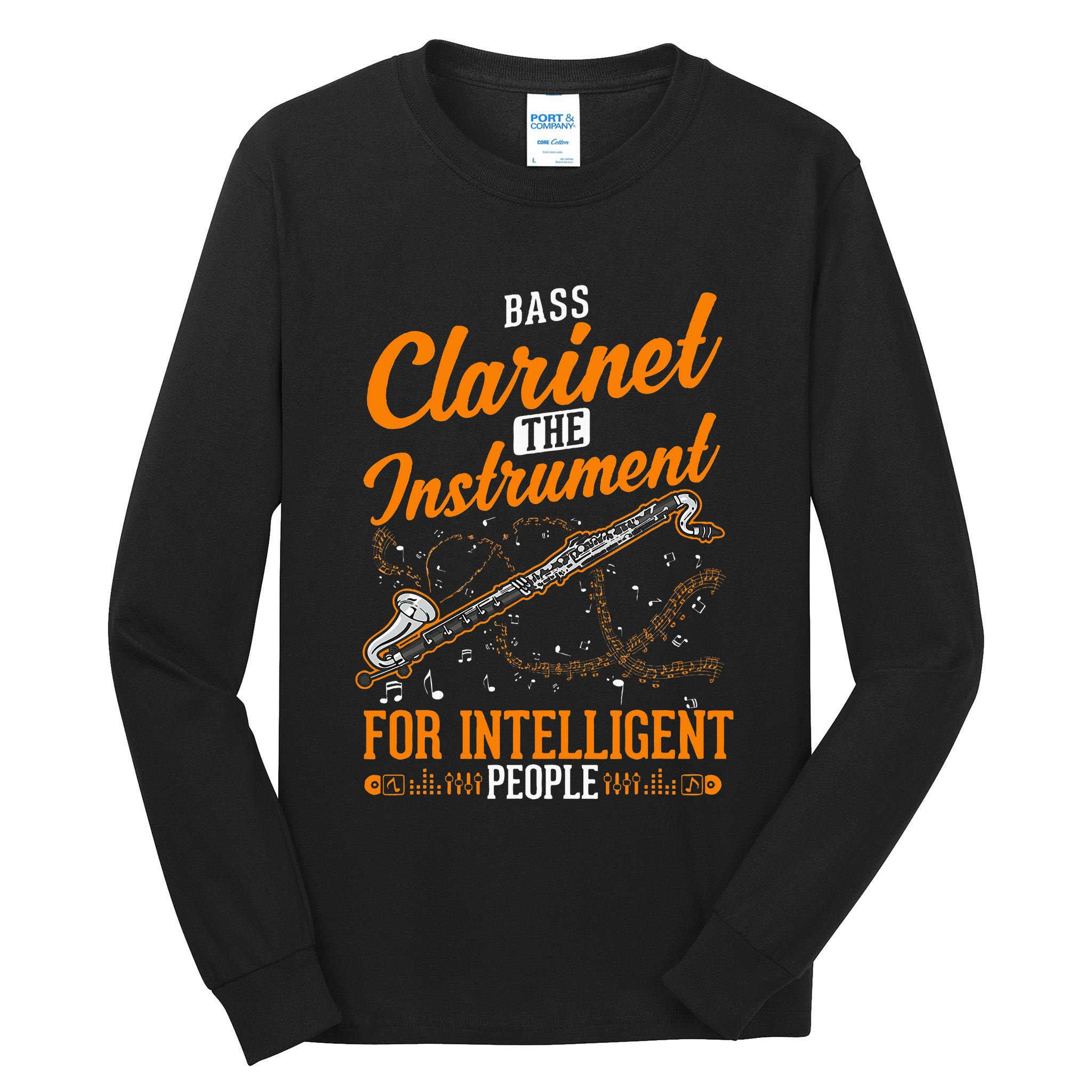 Bass Clarinet Instrument For Intelligent People Tall Long Sleeve T-Shirt