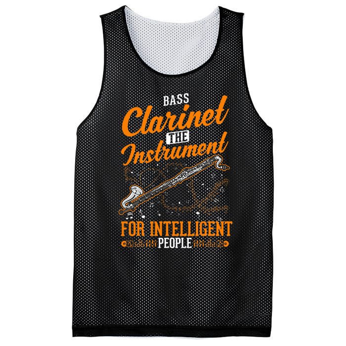 Bass Clarinet Instrument For Intelligent People Mesh Reversible Basketball Jersey Tank