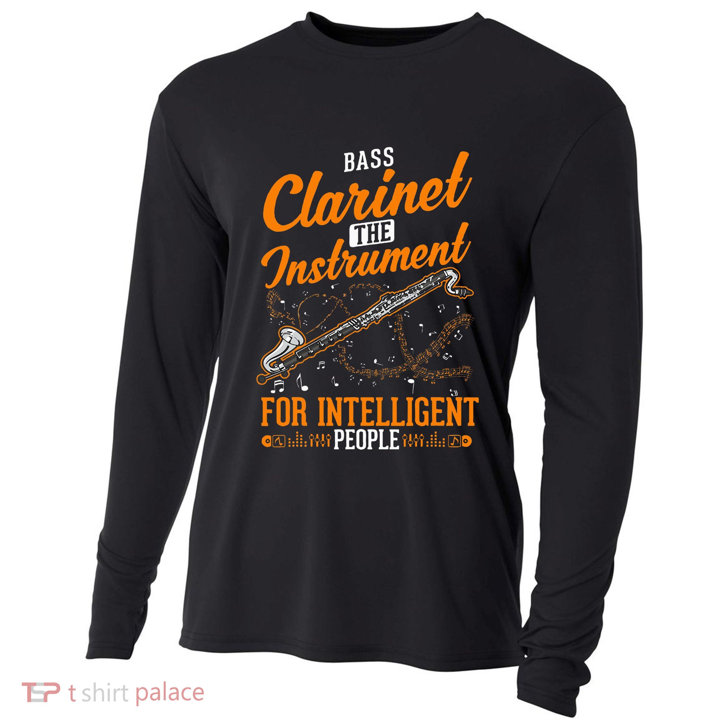 Bass Clarinet Instrument For Intelligent People Cooling Performance Long Sleeve Crew