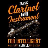 Bass Clarinet Instrument For Intelligent People Women's Crop Top Tee