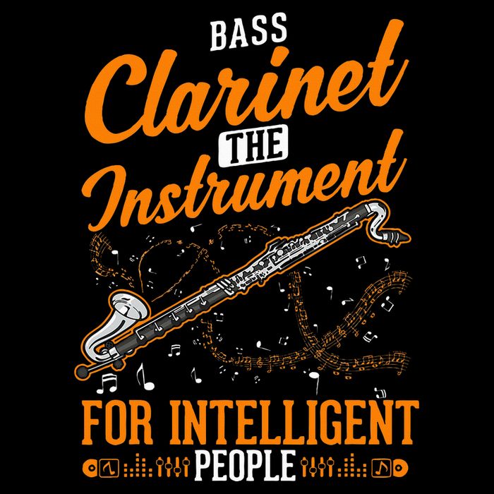 Bass Clarinet Instrument For Intelligent People Women's Crop Top Tee