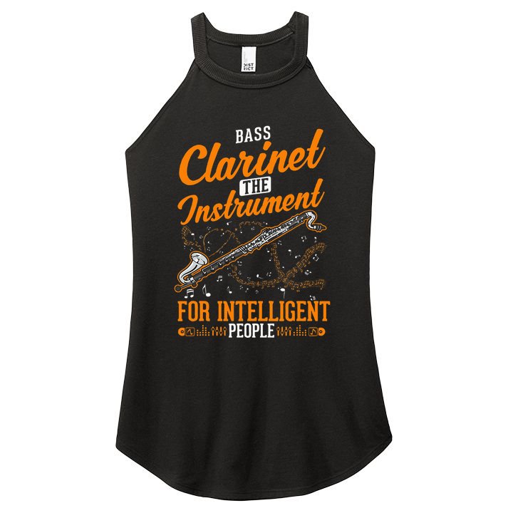 Bass Clarinet Instrument For Intelligent People Women's Perfect Tri Rocker Tank