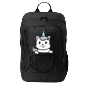 Baby Caticorn In Pocket City Backpack