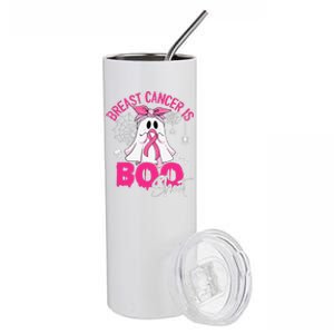 Breast Cancer Is Ghost Sheet P.Ink Breast Cancer Awareness Gift Stainless Steel Tumbler