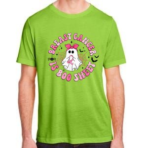 Breast Cancer Is Boo Sheet Boo Ghost Happy Halloween Adult ChromaSoft Performance T-Shirt