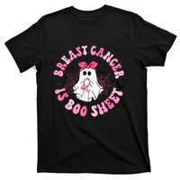 Breast Cancer Is Boo Sheet Boo Ghost Happy Halloween T-Shirt