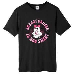 Breast Cancer Is Boo Sheet Boo Ghost Happy Halloween Tall Fusion ChromaSoft Performance T-Shirt