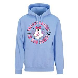 Breast Cancer Is Boo Sheet Boo Ghost Happy Halloween Unisex Surf Hoodie