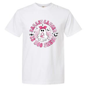 Breast Cancer Is Boo Sheet Boo Ghost Happy Halloween Garment-Dyed Heavyweight T-Shirt