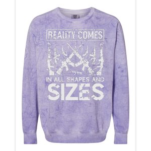 Beauty Comes In All Shapes And Sizes Colorblast Crewneck Sweatshirt