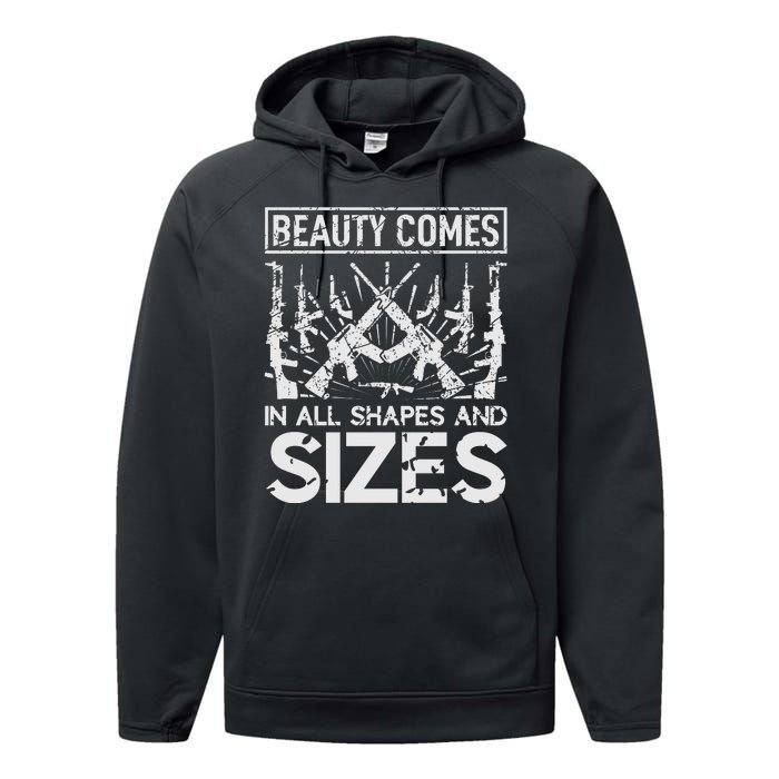 Beauty Comes In All Shapes And Sizes Performance Fleece Hoodie