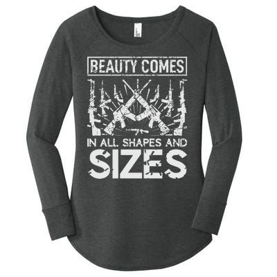 Beauty Comes In All Shapes And Sizes Women's Perfect Tri Tunic Long Sleeve Shirt