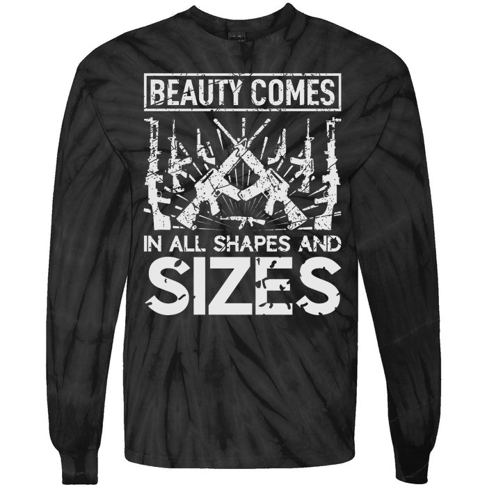 Beauty Comes In All Shapes And Sizes Tie-Dye Long Sleeve Shirt