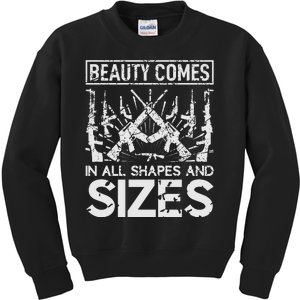 Beauty Comes In All Shapes And Sizes Kids Sweatshirt