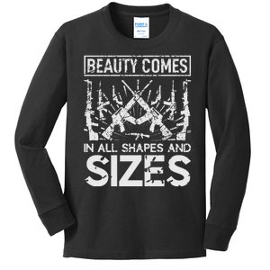 Beauty Comes In All Shapes And Sizes Kids Long Sleeve Shirt